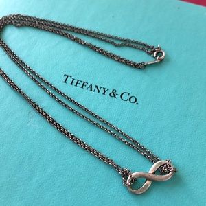 Tiffany & Co. infinity necklace sterling silver